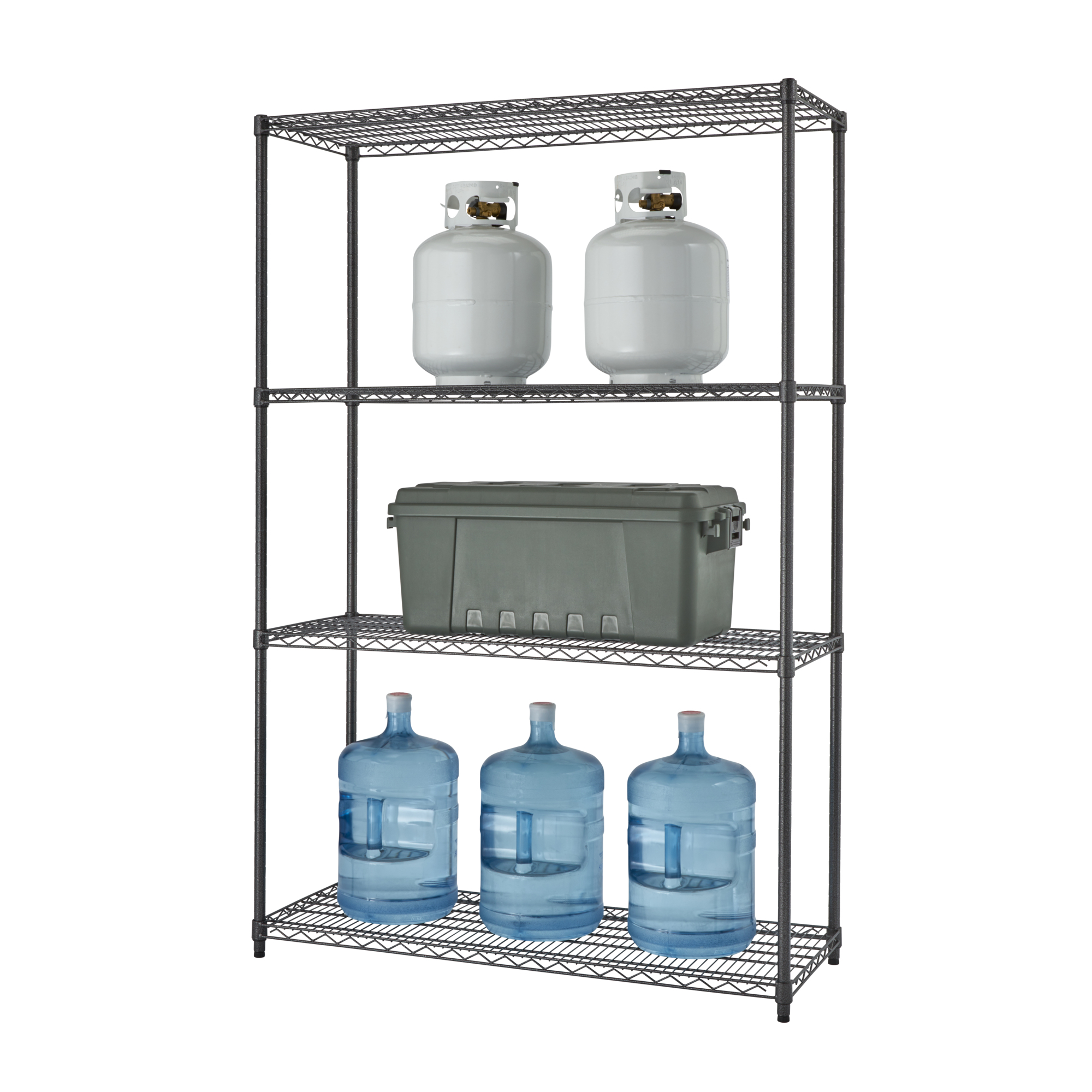 TRINITY 4Tier 48"x18"x72" Wire Shelving